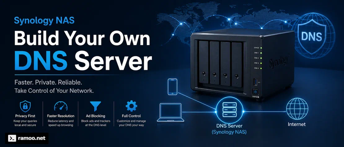 Synology DNS Server 설치와 레코드 설정 메모